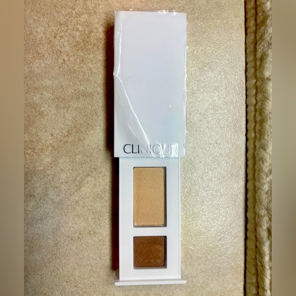 👁CLINIQUE👁 01 LIKE MINK “ALL ABOUT SHADOW DUO EYESHADOW NWOB🟫 - Picture 2 of 4